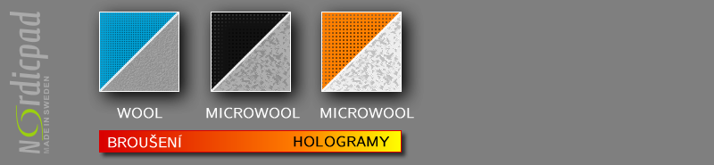 Materiály kotoučů Nordicpad PRO fiber